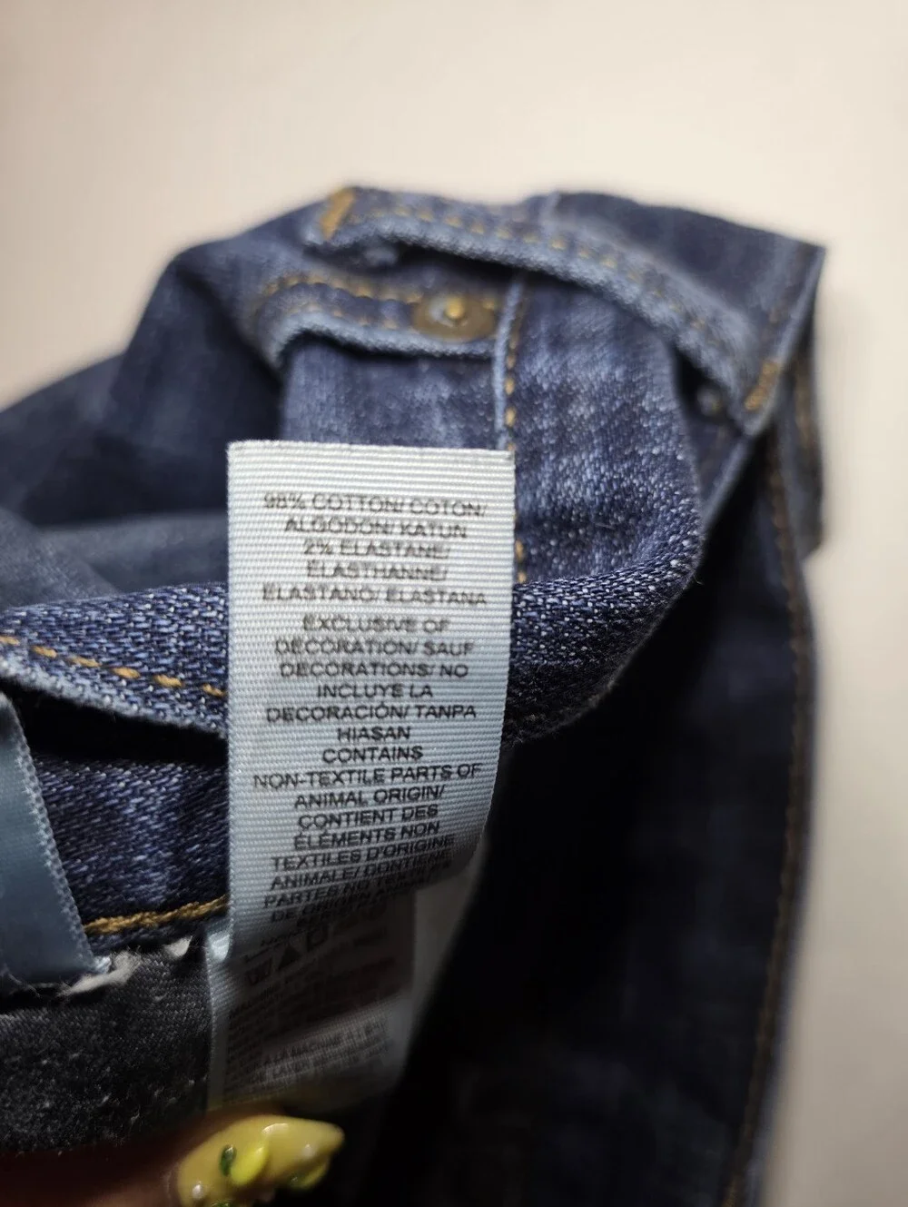 Lucky Brand 221 Original Straight Denim Dark Blue Jeans Mens Size 38 X 32